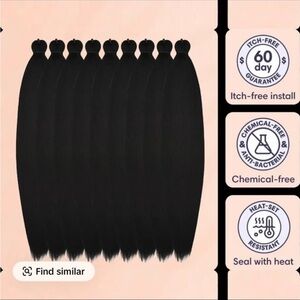 Gyal Braids Apple Cider Vinegar Pre-Rinsed Braiding Hair itch free braiding.